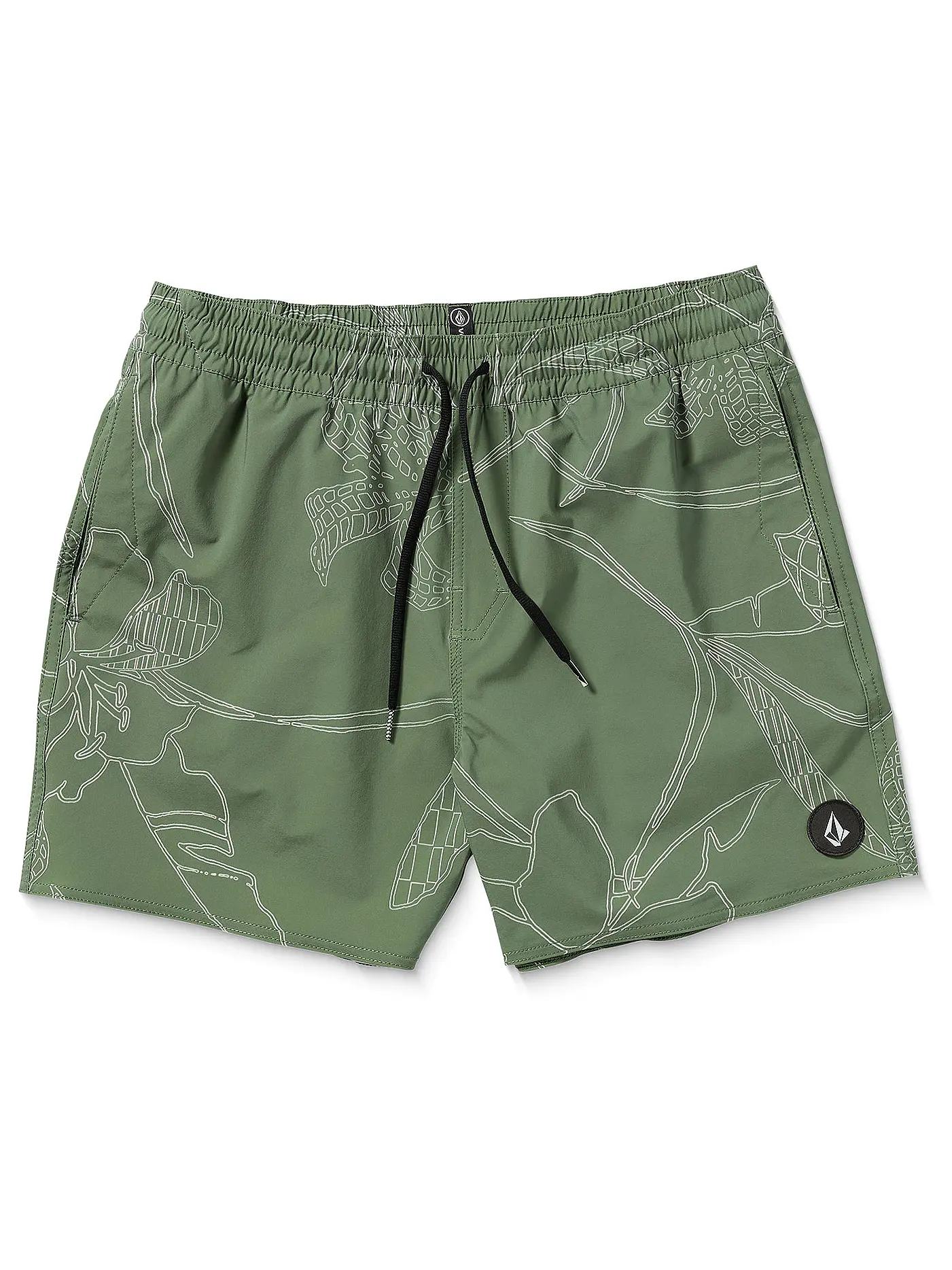 VOLCOM | Herren Badeshort Lido Print Trunk 16 | olive